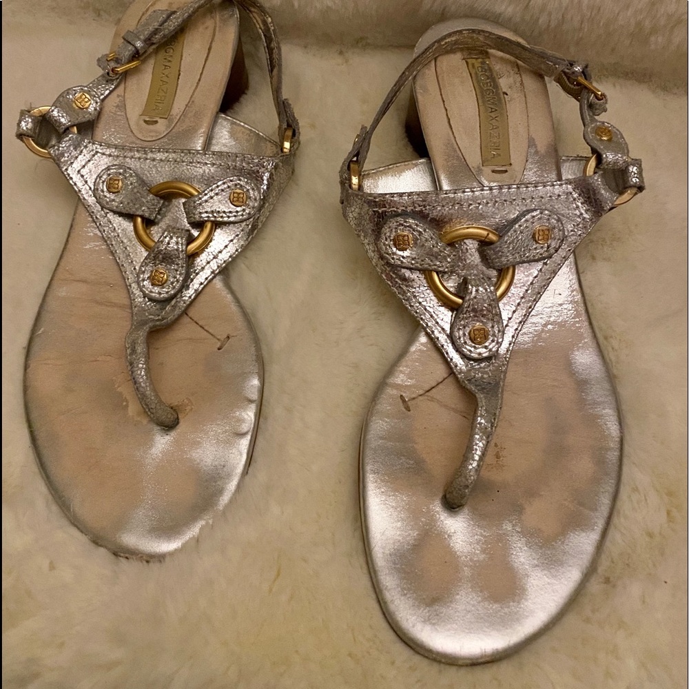 BCBG MaxAzria leather sandals